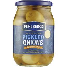 Fehlbergs Brown Pickled Onions 500g