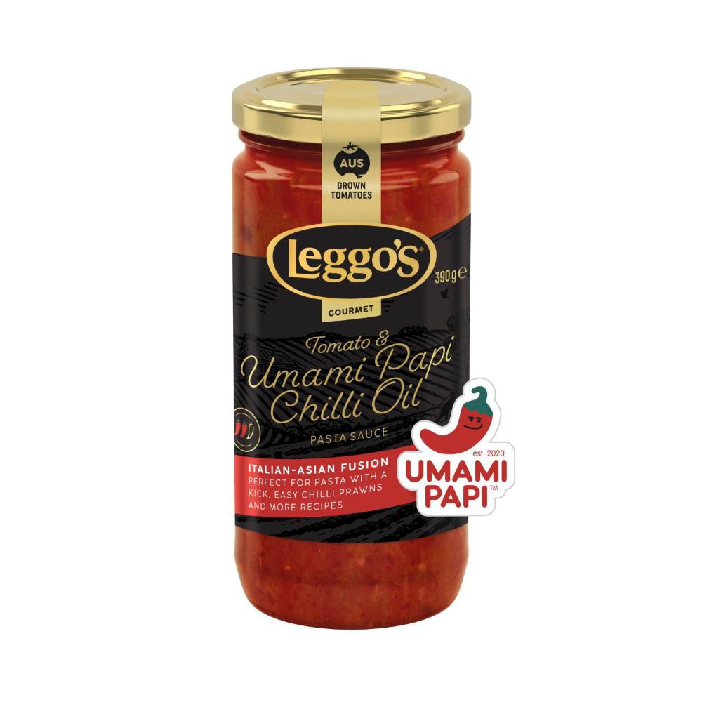Leggo's Gourmet Pasta Sauce Tomato & Chilli Oil 390g