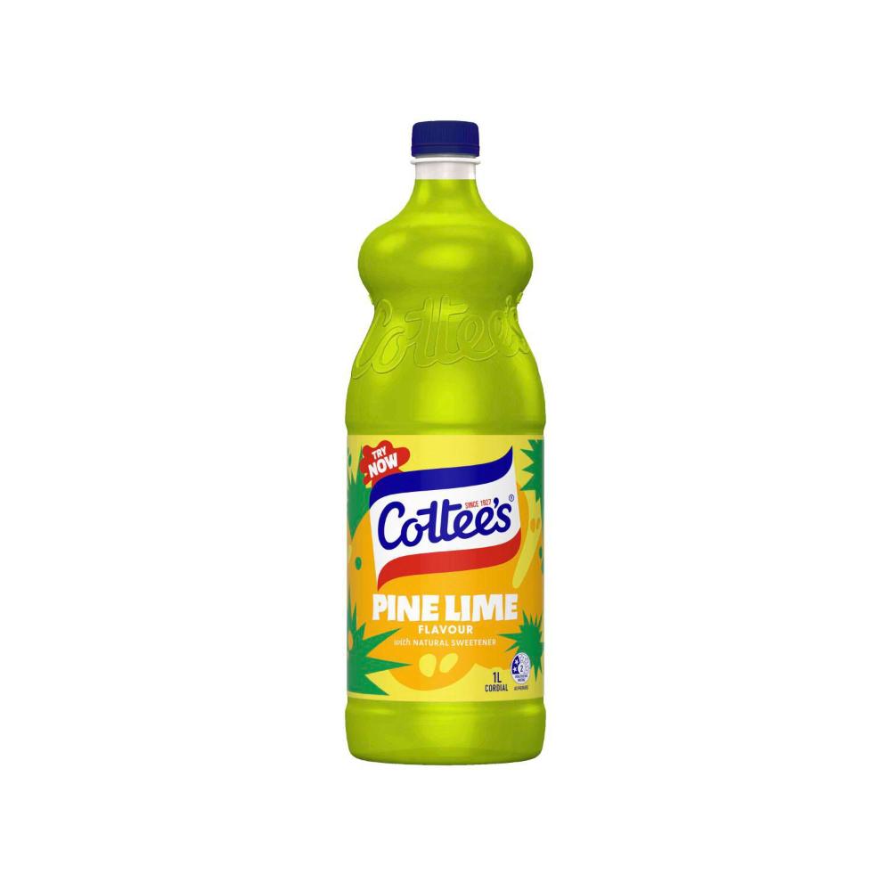 Cottee's Cordial Pine Lime 1L
