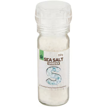Woolworths Sea Salt Grinder 110g