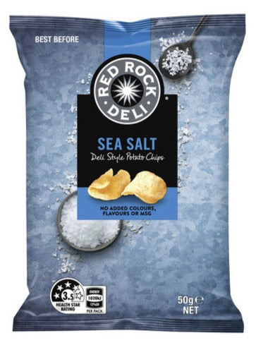 Red Rock Deli Chips Sea Salt 50g