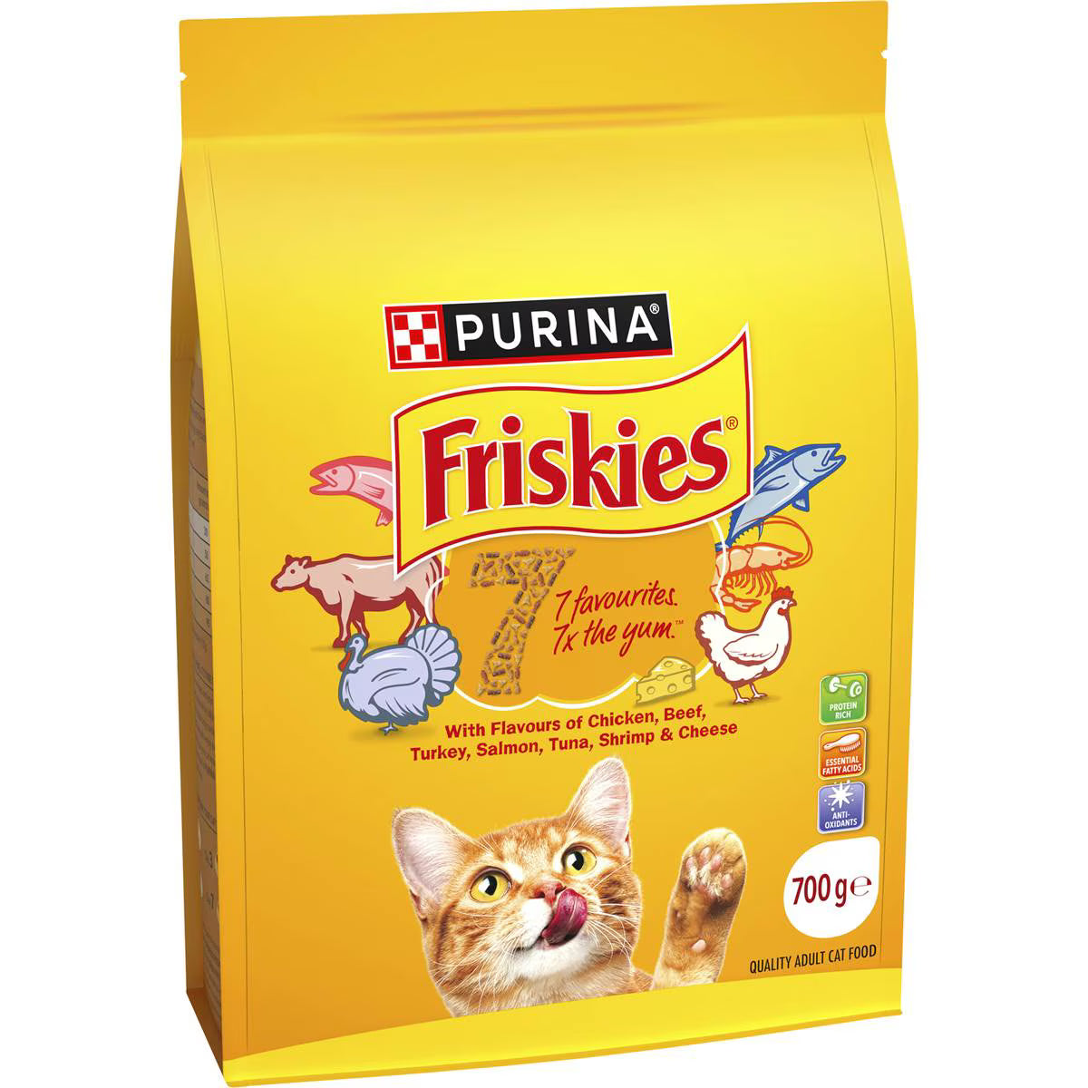 Friskies Dry Cat Food Seven Favourties 700g