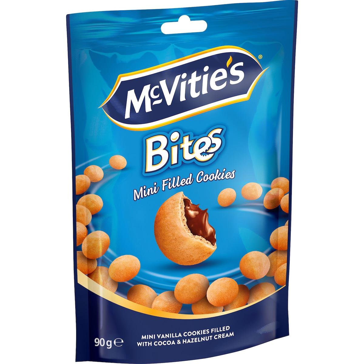 McVitie's Bites Mini Filled Cookies Vanilla 90g