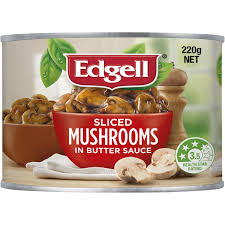 Edgell Sliced Mushrooms in Butter Sauce 220g