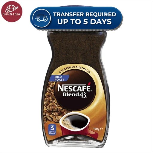 Approaching or Just Over Best Before Date – Nescafe Blend 43 Mild Roast 150g