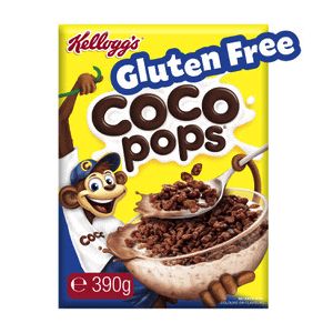 Kellogg's Coco Pops Gluten Free Breakfast Cereal 390g