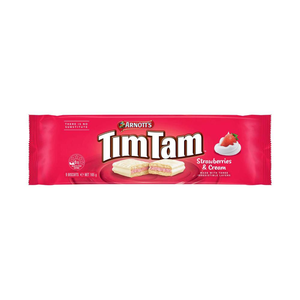 Arnotts Tim Tam Biscuits Strawberries & Cream