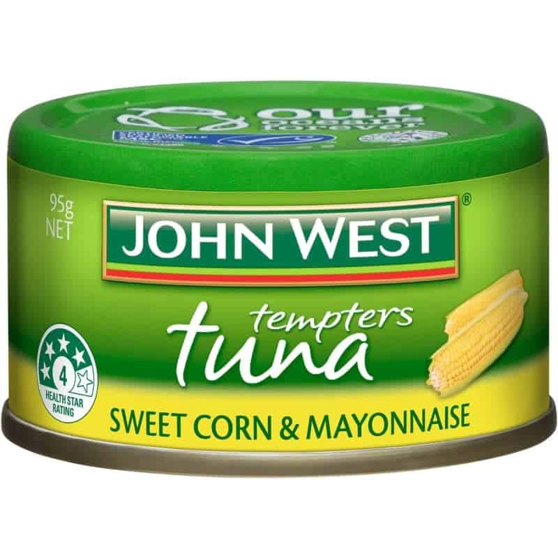 John West Tuna Tempters Sweet Corn & Mayonnaise 95g
