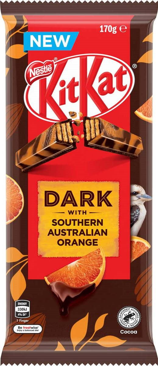 Nestle Block KitKat Dark Southern Australian Orange 170g