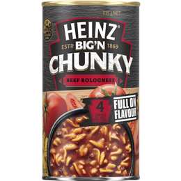 Heinz Soup Big N Chunky Beef Bolognese 535g