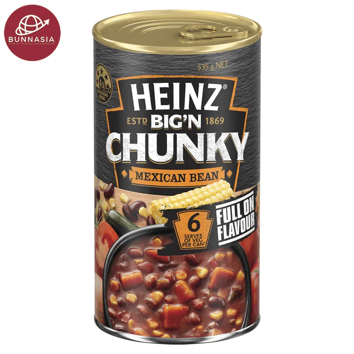 Heinz Soup Big N Chunky Mexican Bean 535g