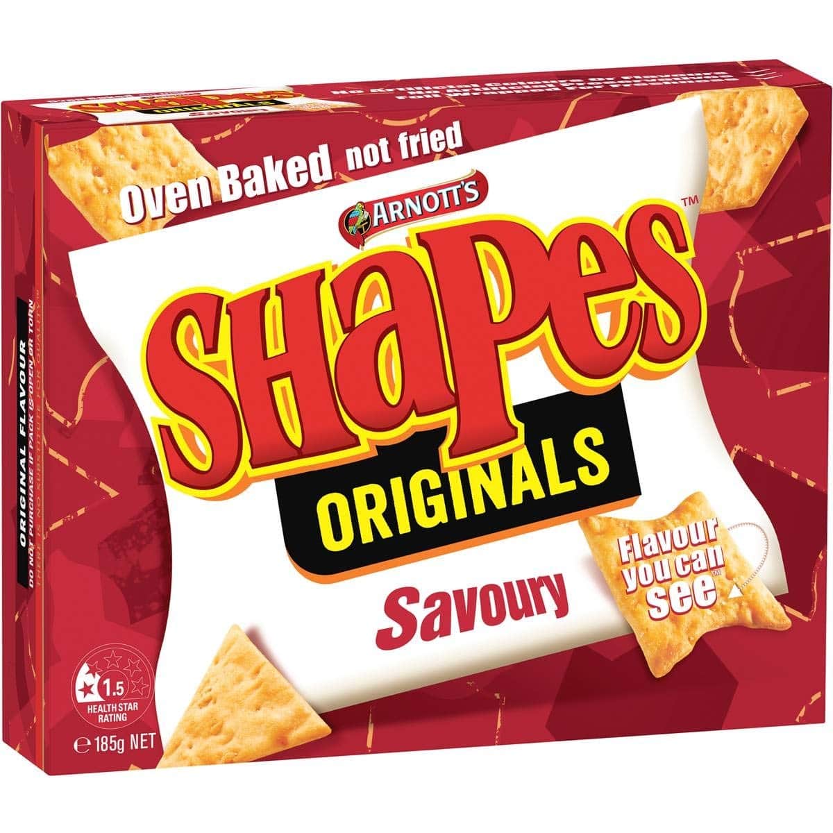 Arnott's Shapes Savoury 185g