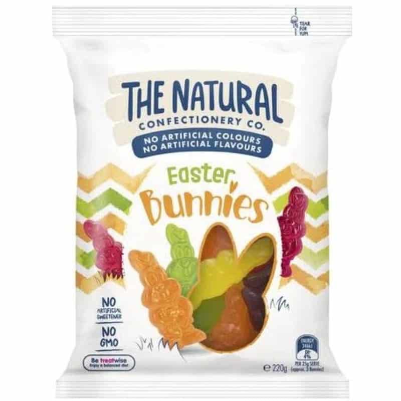 Natural Confectionery Bunnies 220g
