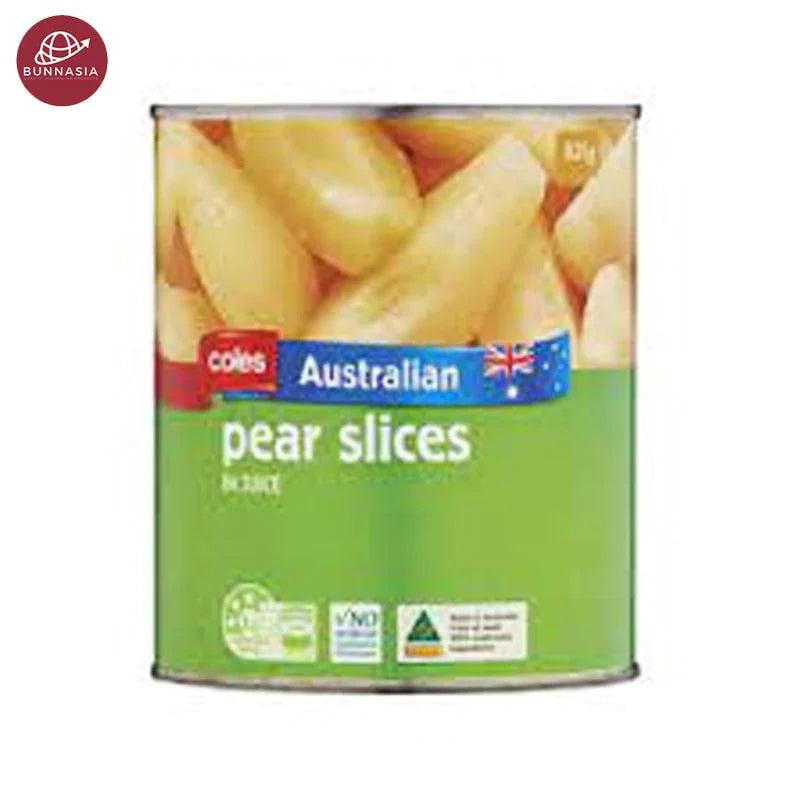 Coles Fruit Pear Slices in Juice 825g