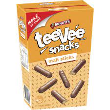 Arnotts Teevee Snacks Value Pack Biscuits Malt Sticks 315g