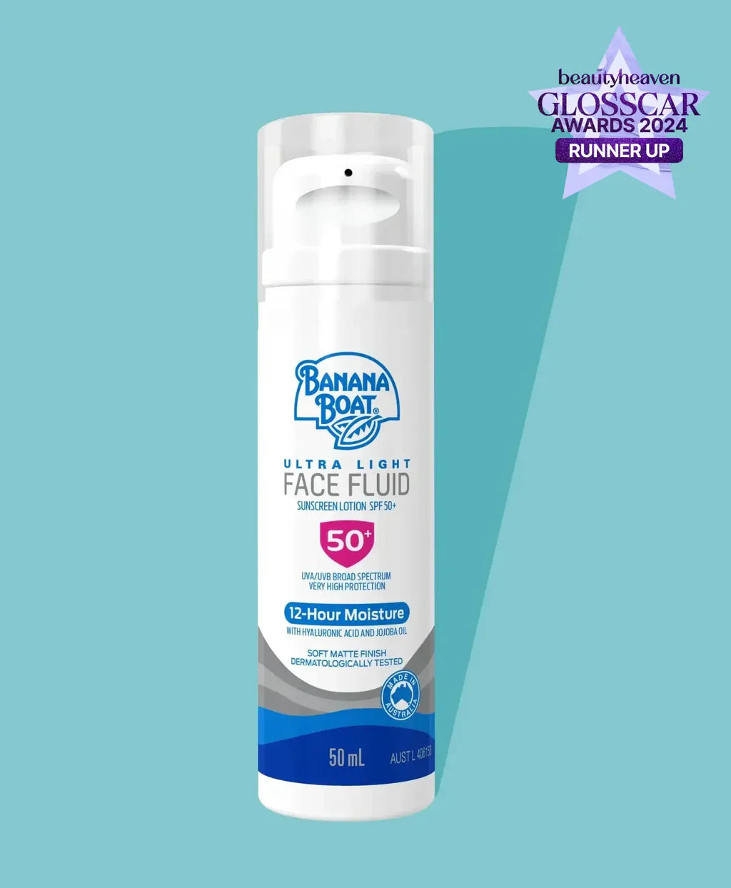 Banana Boat Ultra Light Face Fluid Sunscreen Lotion SPF50+ 50mL