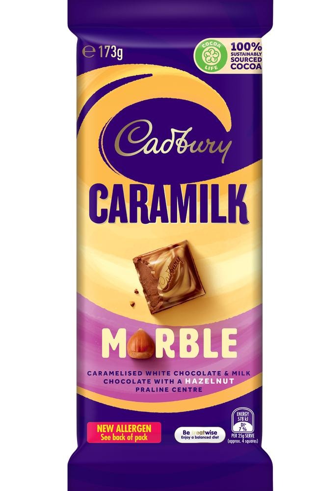Approaching or Just Over Best Before Date – Cadbury Block Caramilk Marble 173g
