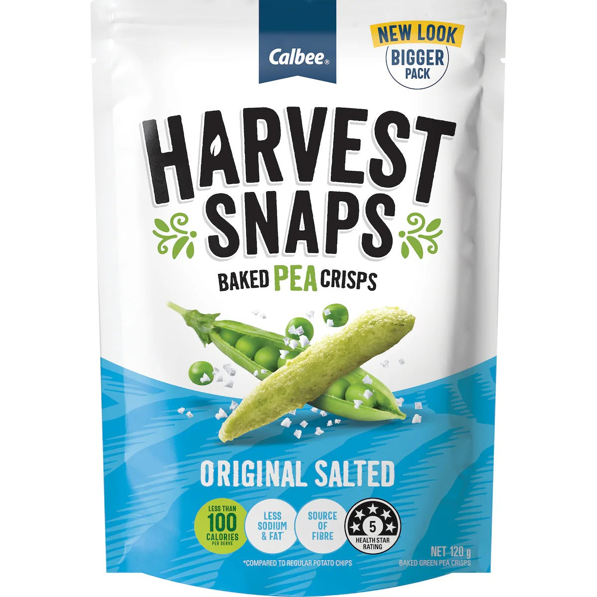 Harvest Snaps Pea Original Salted 120g