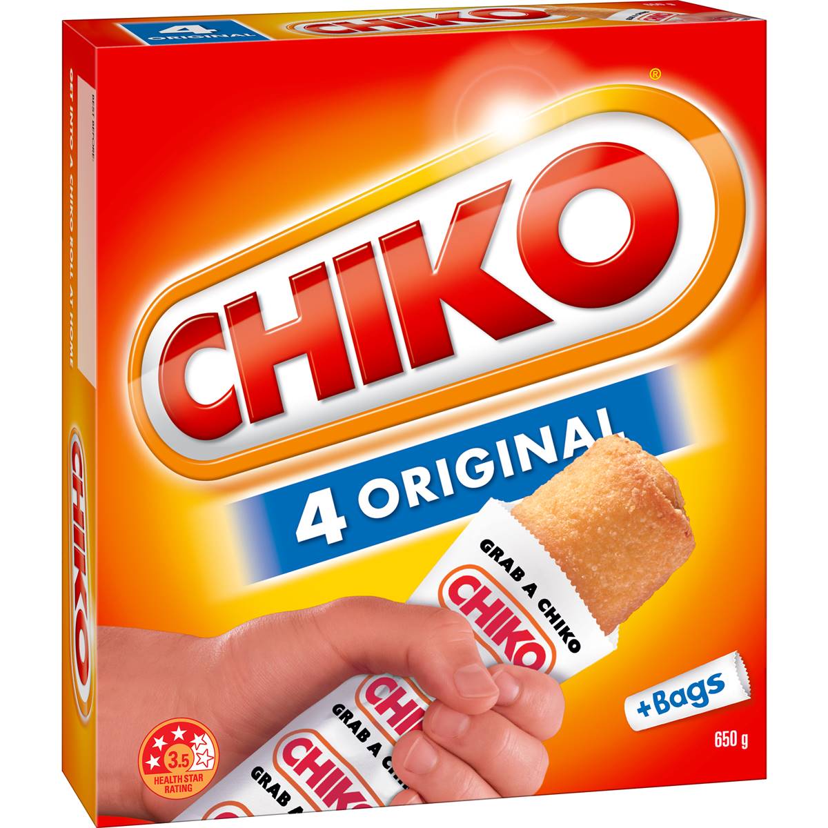 Frozen Chiko Roll Original (4pk) 650g