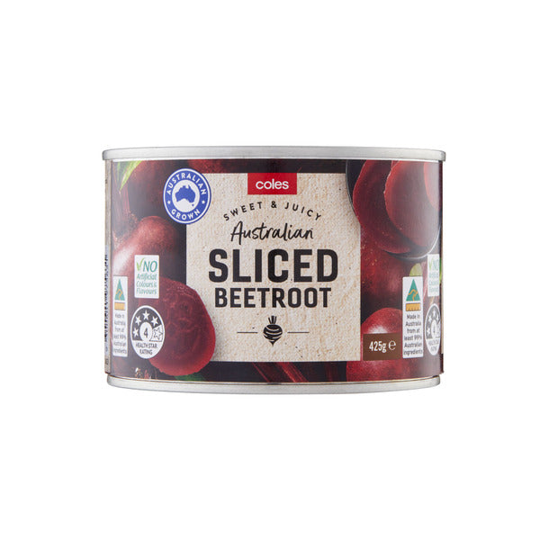 Coles Beetroot Australian Sliced 425g