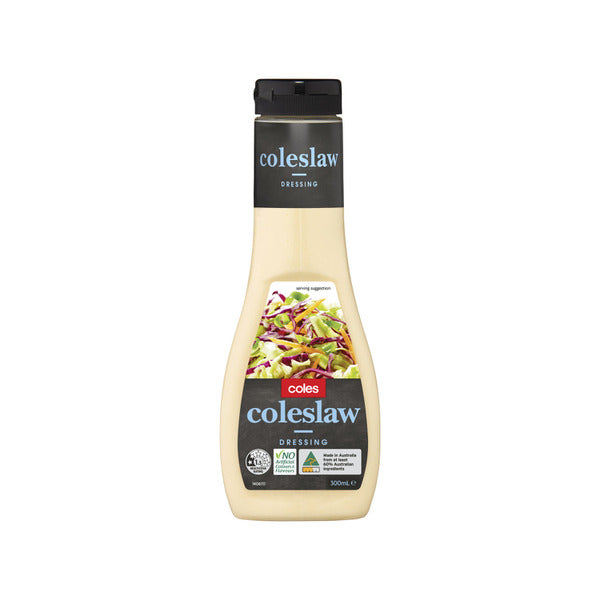 Coles Dressing Coleslaw 300ml