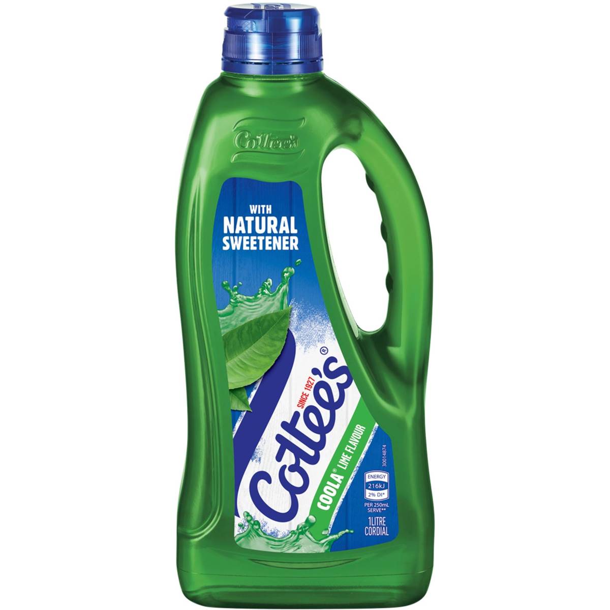 Cottee's Cordial Coola Lime 1L