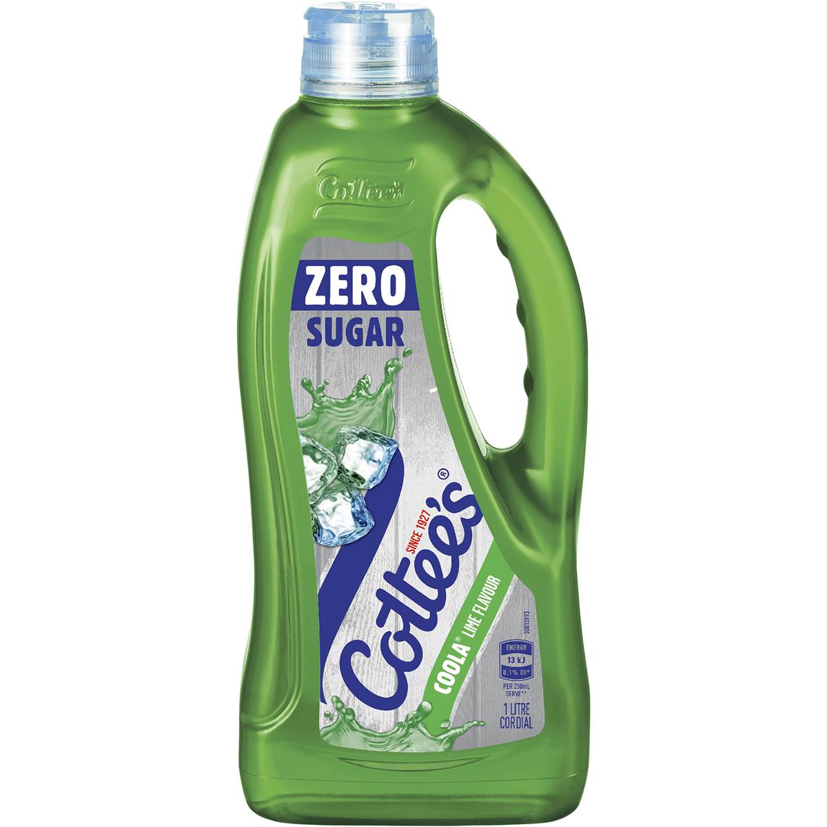 Cottee's Cordial Coola Lime Zero Sugar 1L