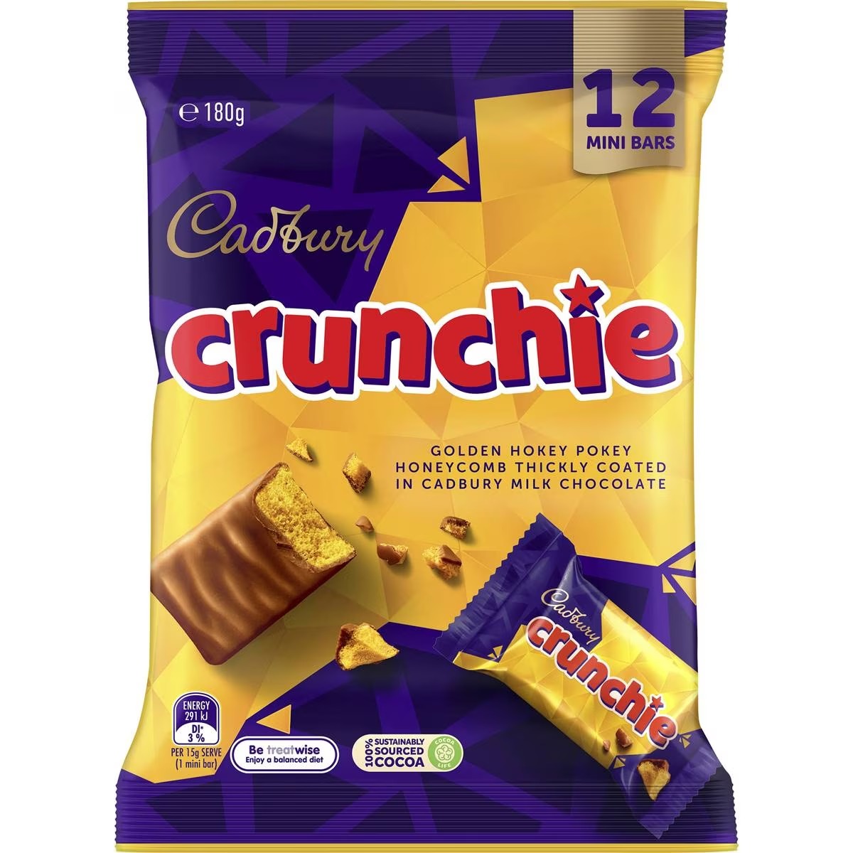 Cadbury Sharepack Crunchie (12pk) 180g