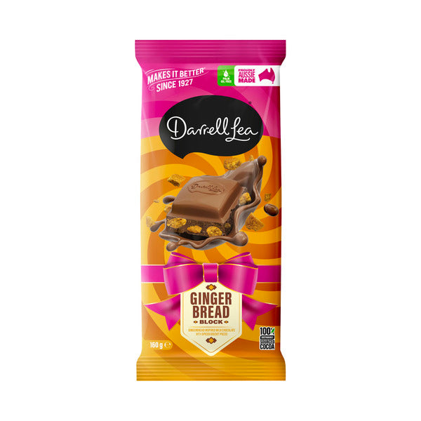 Darrell Lea Block Gingerbread 160g