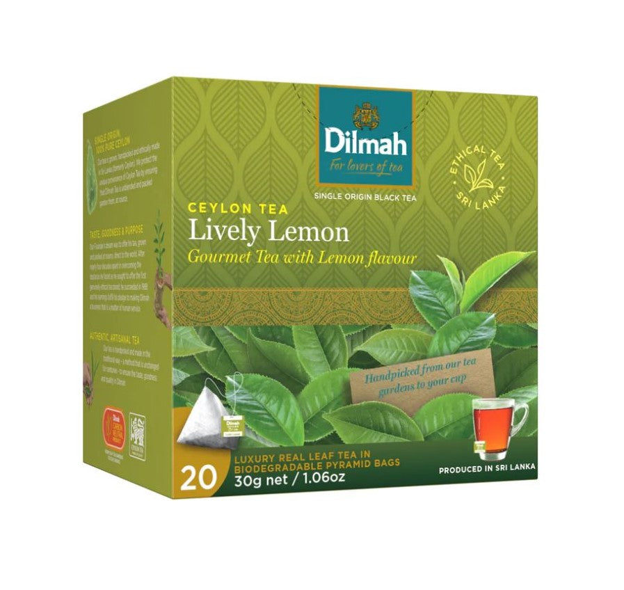 Dilmah Ceylon Tea Lively Lemon (20pk) 30g
