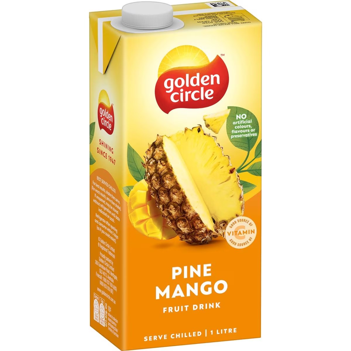 Golden Circle Fruit Drink Pine Mango 1L - do not reorder