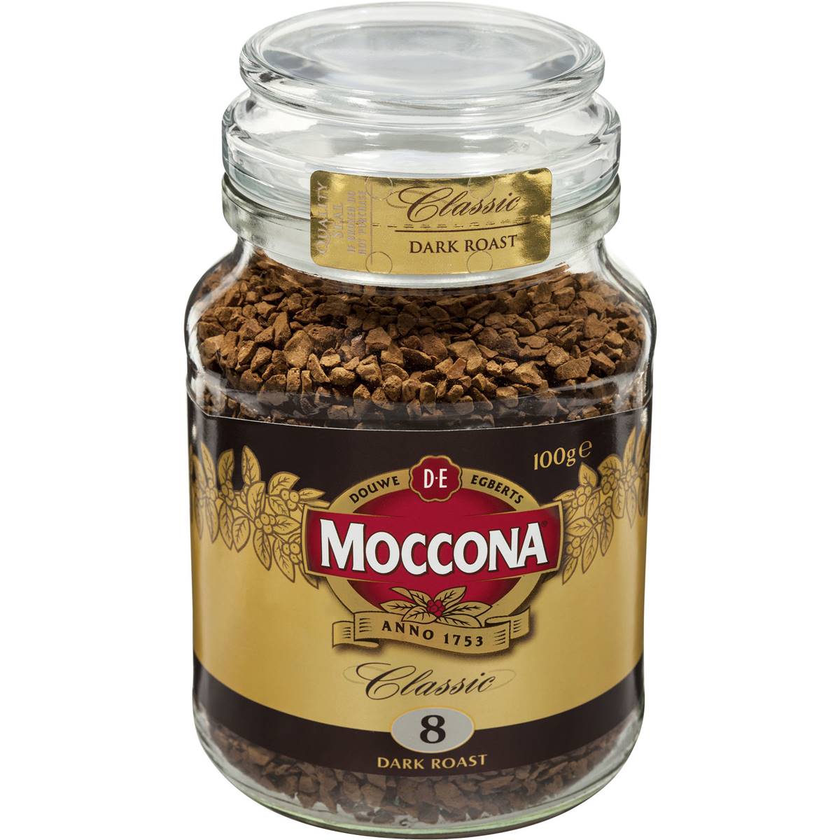 Moccona Classic Dark Roast Instant Coffee 100g