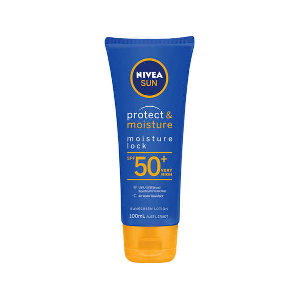 Nivea Sun Protect & Moisture Moisture Lock SPF50+ Sunscreen Lotion 100mL