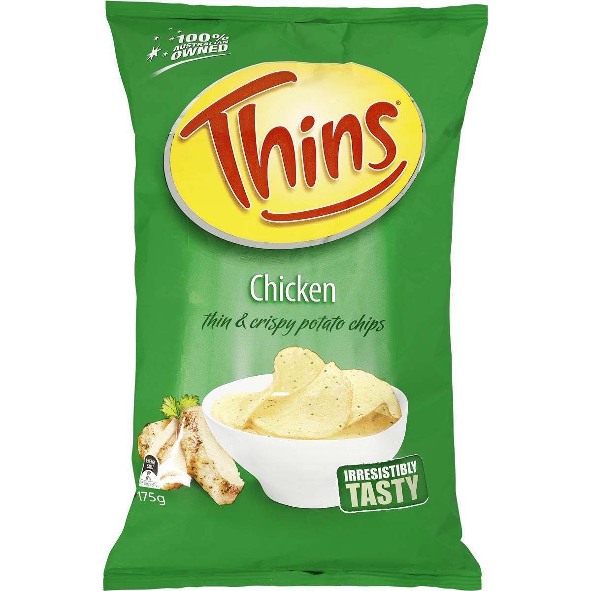 Thins Chips Chicken 175g