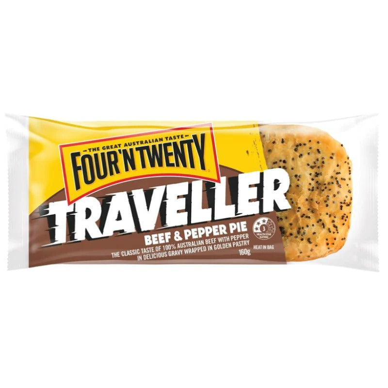 Frozen Four N Twenty Pie Traveller Beef & Pepper 160g