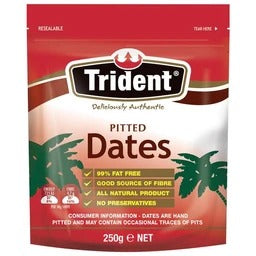 Trident Pitted Dates 250g