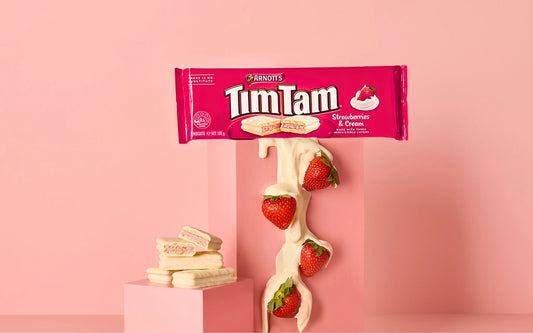 On Sale this Week - Arnotts Tim Tam Biscuits Strawberries & Cream 165g