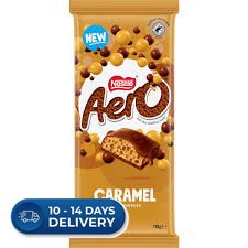 Aero Caramel Chocolate Block 118g