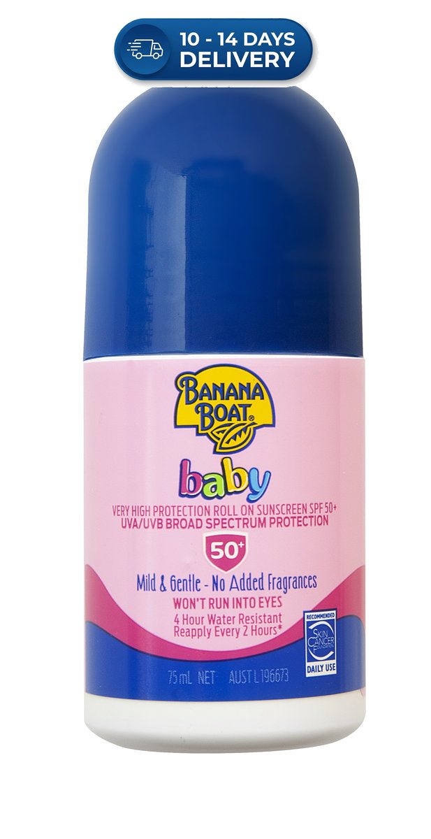 Banana Boat Baby SPF50+ Sunscreen Roll-On 75ml -(Extended Dispatch)