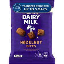 Cadbury Chocolate Hazelnut Bites 130g -(Extended Dispatch)