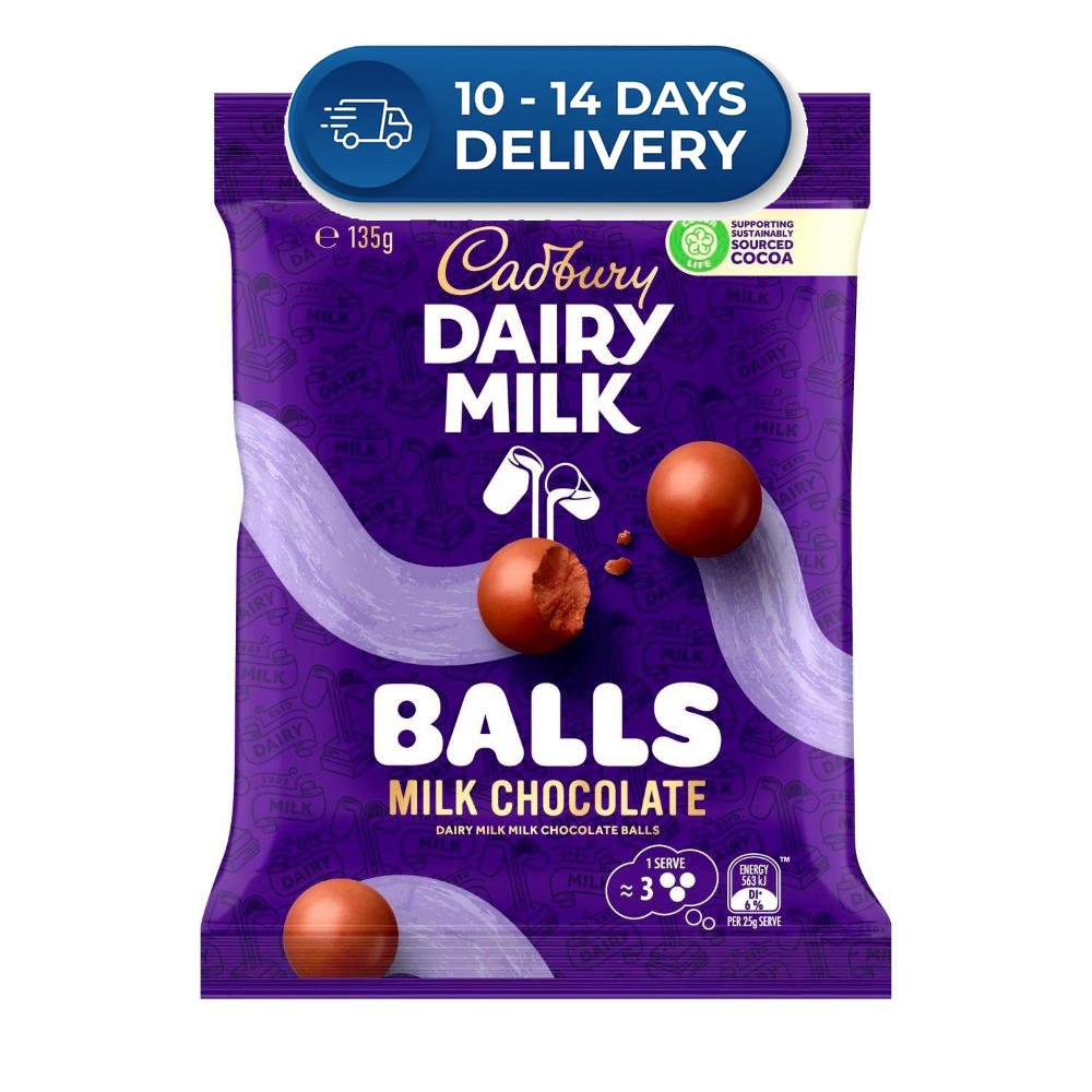 Cadbury Dairy Milk Chocolate Balls 135g -(Extended Dispatch)