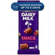 Cadbury Block Snack 180g -(Extended Dispatch)