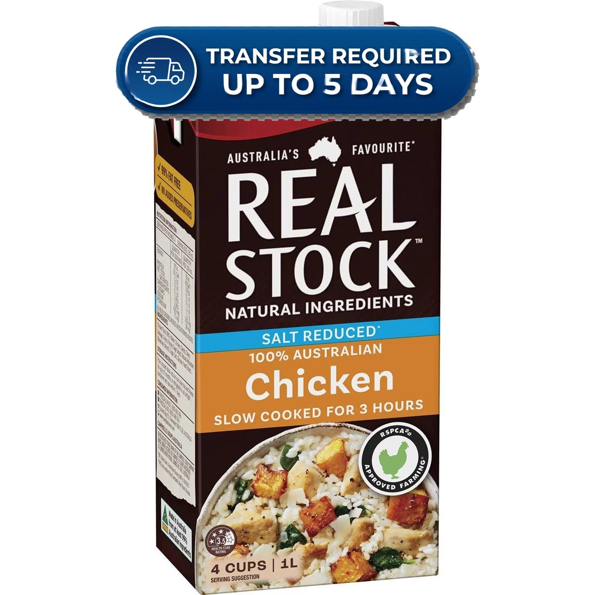 Campbell's Real Stock Chicken Salt Reduced 1L -(Extended Dispatch)