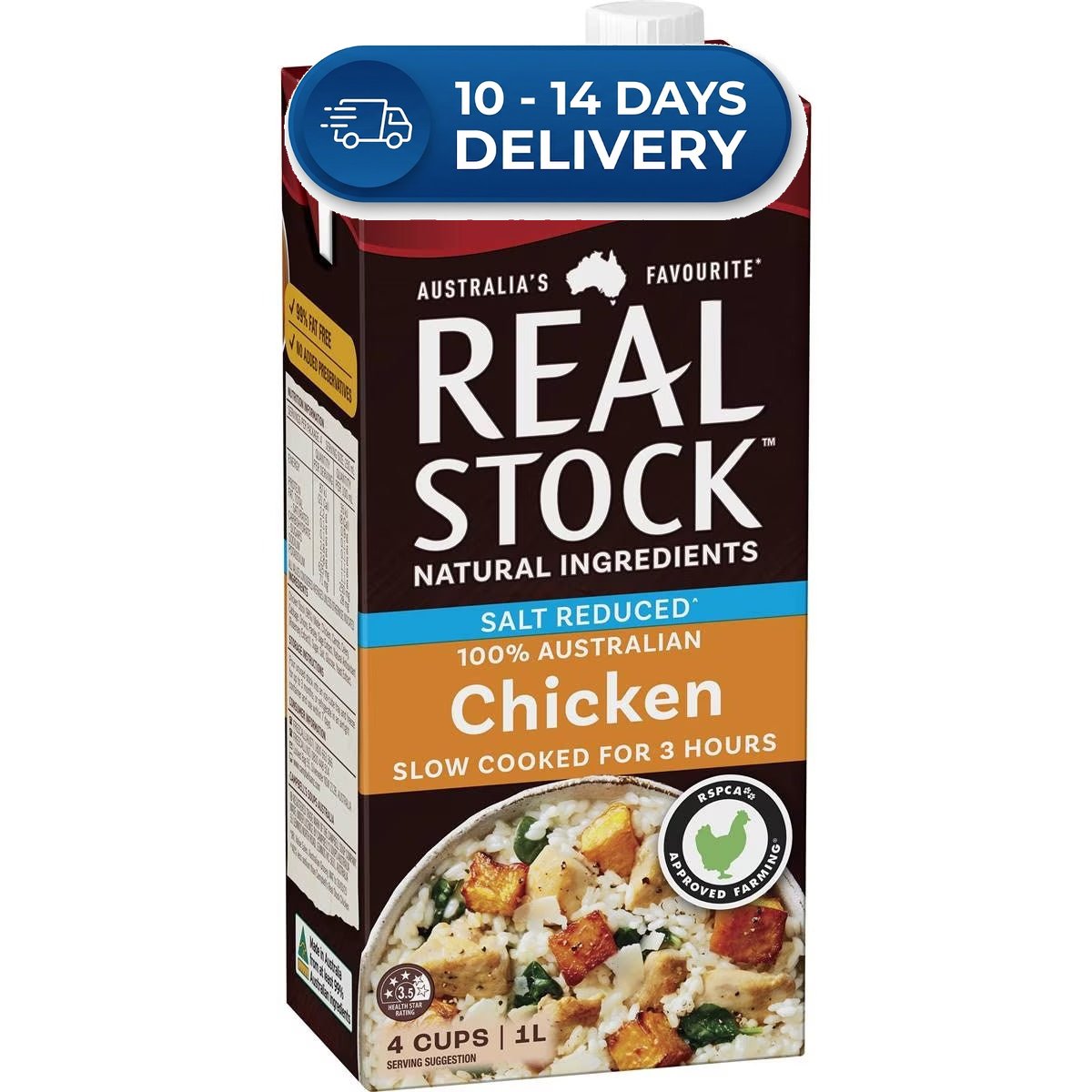 Campbell's Real Stock Chicken Salt Reduced 500ml -(Extended Dispatch)