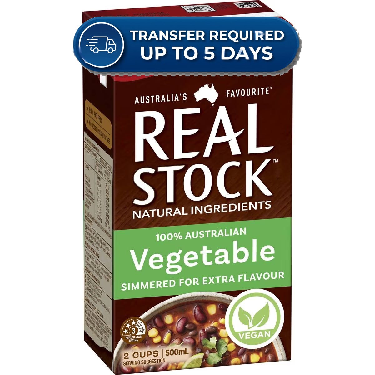 Campbell's Real Stock Vegetable 500ml -(Extended Dispatch)