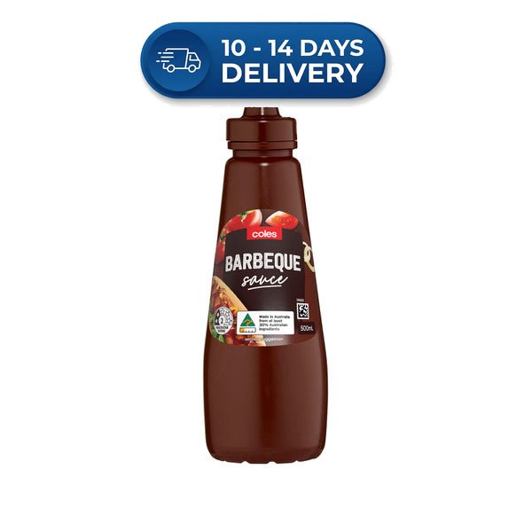 Coles Barbecue Sauce 500ml -(Extended Dispatch)