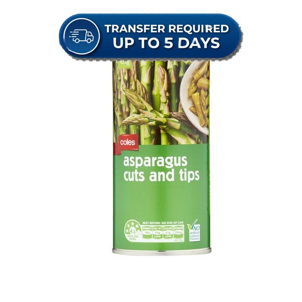 Coles Asparagus Cuts & Tips 425g -(Extended Dispatch)