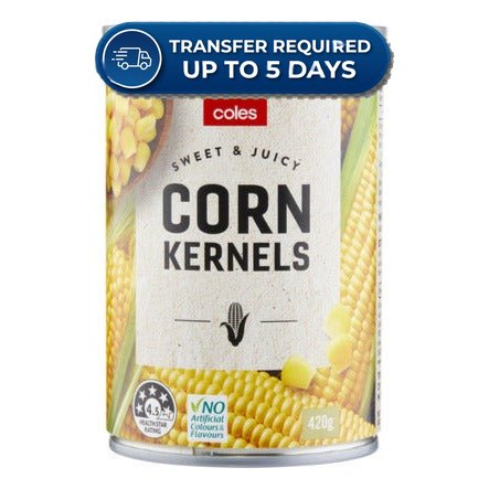 Coles Corn Kernels 420g -(Extended Dispatch)
