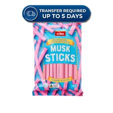 Coles Musk Sticks | 320g -(Extended Dispatch)