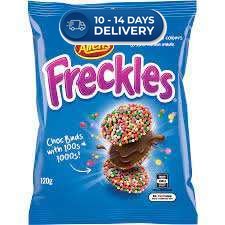Allen's Lollies Freckles Milk Chocolate 160g -(Extended Dispatch)